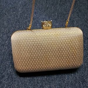 Kate Landry evening owl clutch